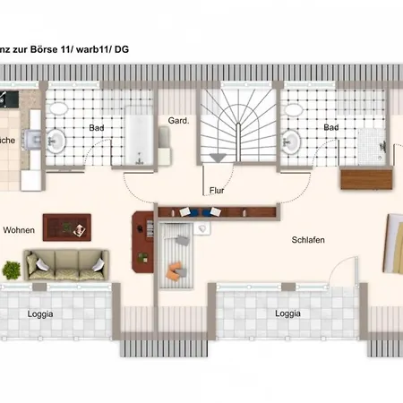 Apartamento Residenz Zur Boerse Residenz Zur Boerse 11 *